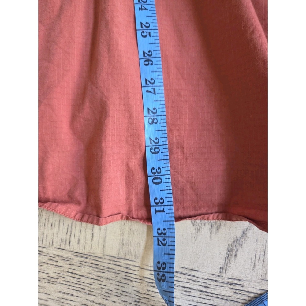 Carhartt Force Fishing Shirt Mens XL Burnt Orange Relaxed Fit Vented Work Shirt - Picture 5 of 14
